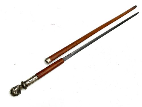 IMPERIAL GERMANY MILITARY OFFICERS WALKING STICK SWORD STICK - ADDITIONAL PHOTO 6