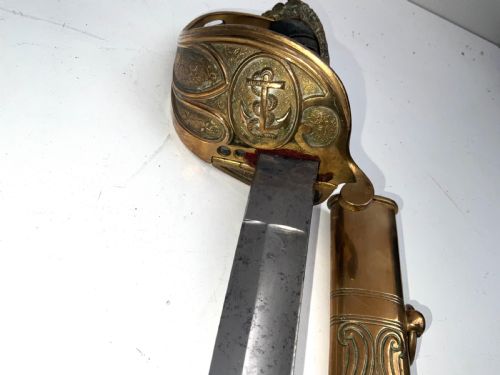 GERMAN NAVAL OFFICERS PRESENTATION SWORD - ADDITIONAL PHOTO 11