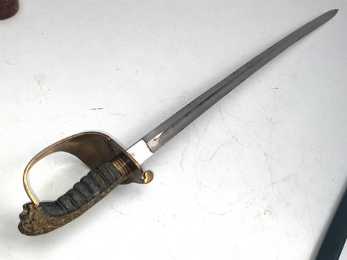 GERMAN NAVAL OFFICERS PRESENTATION SWORD - ADDITIONAL PHOTO 12