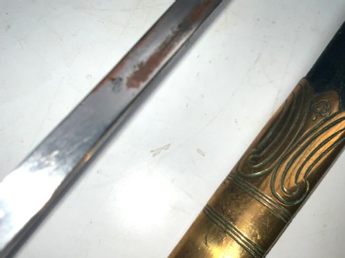 GERMAN NAVAL OFFICERS PRESENTATION SWORD - ADDITIONAL PHOTO 18