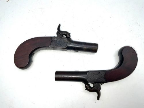 Pair of Matching Percushion Pocket Pistols