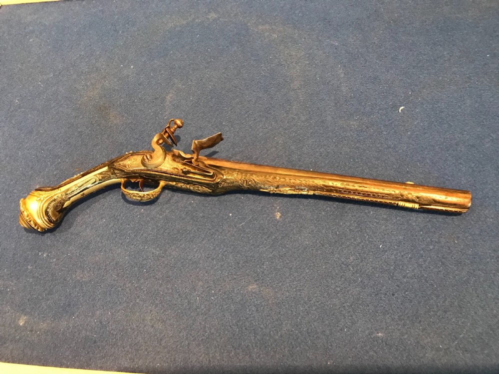 Flintlock pistol Georgian 