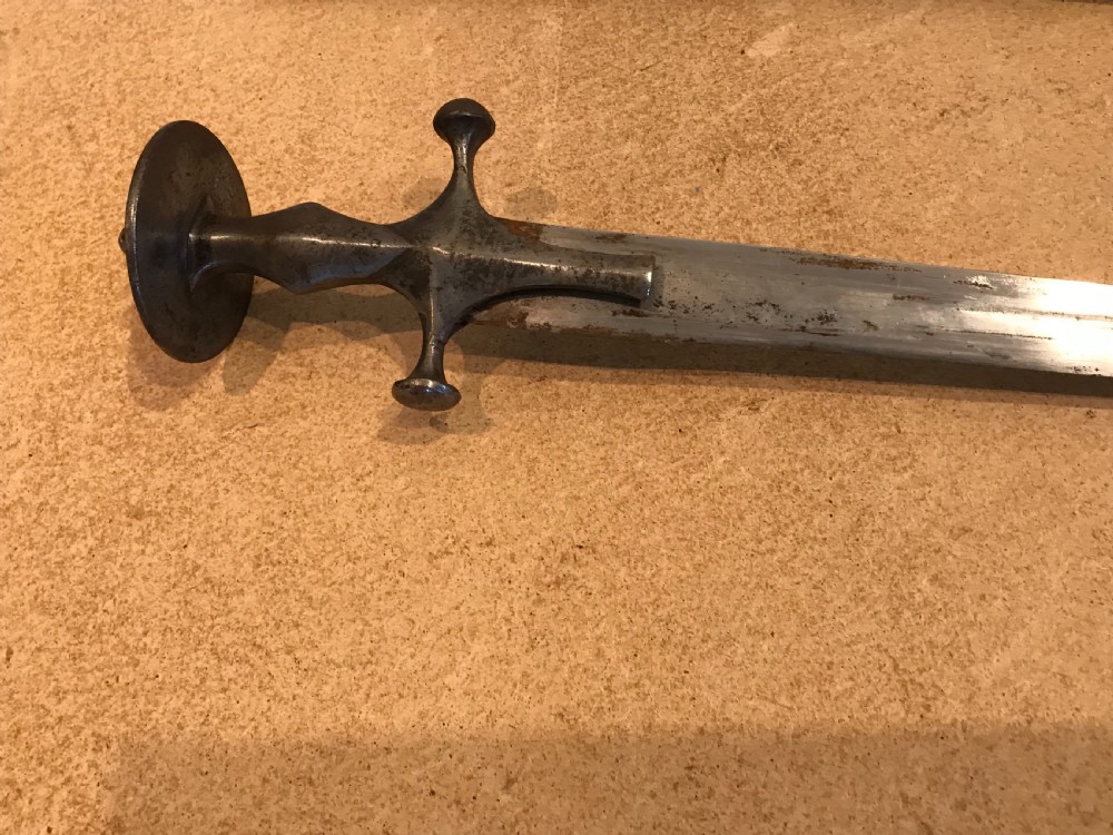 Indian Talwar sword and  scabbard 19th century    View V