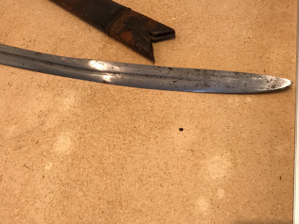 Indian Talwar sword and  scabbard 19th century    View VII