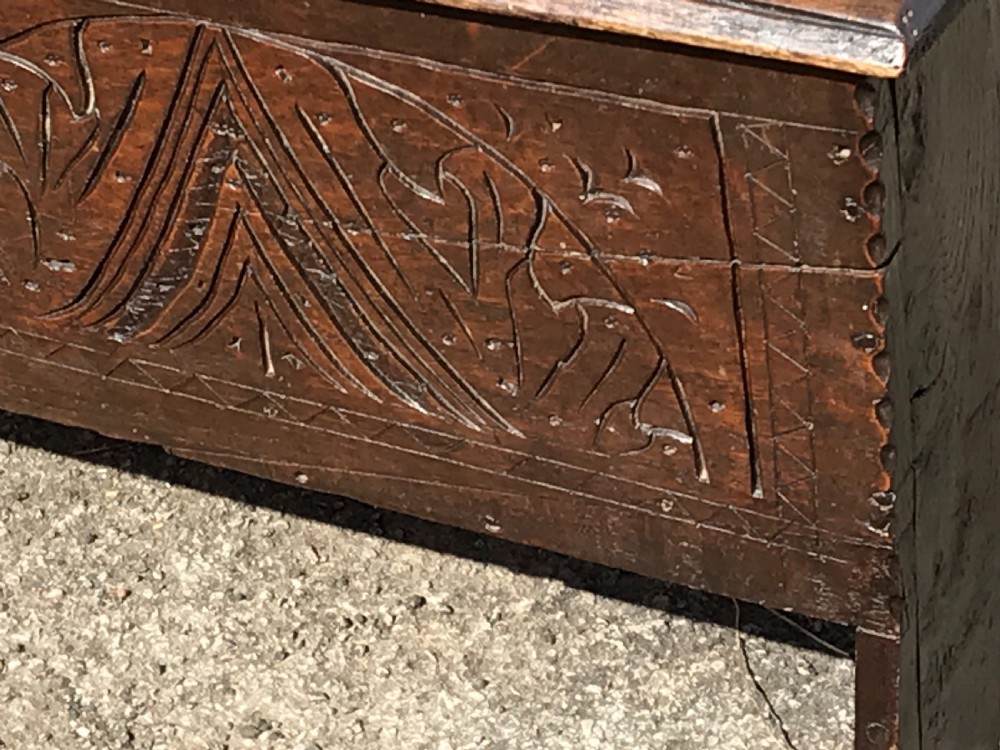 Oak 18th century coffer View III