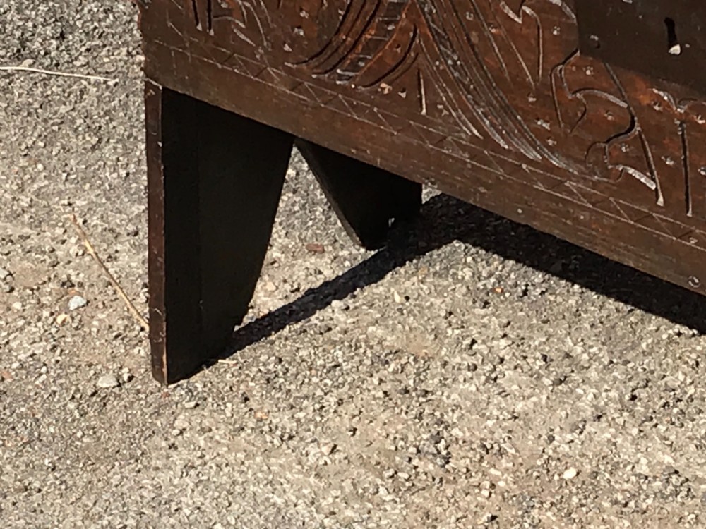 Oak 18th century coffer View VI