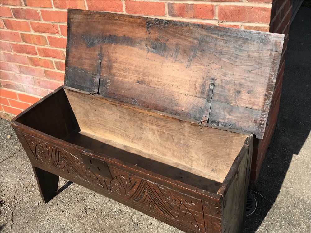 Oak 18th century coffer View XI