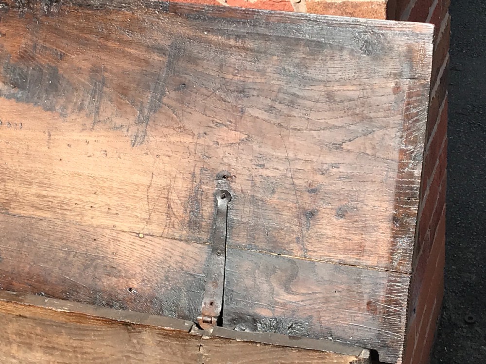 Oak 18th century coffer View XII