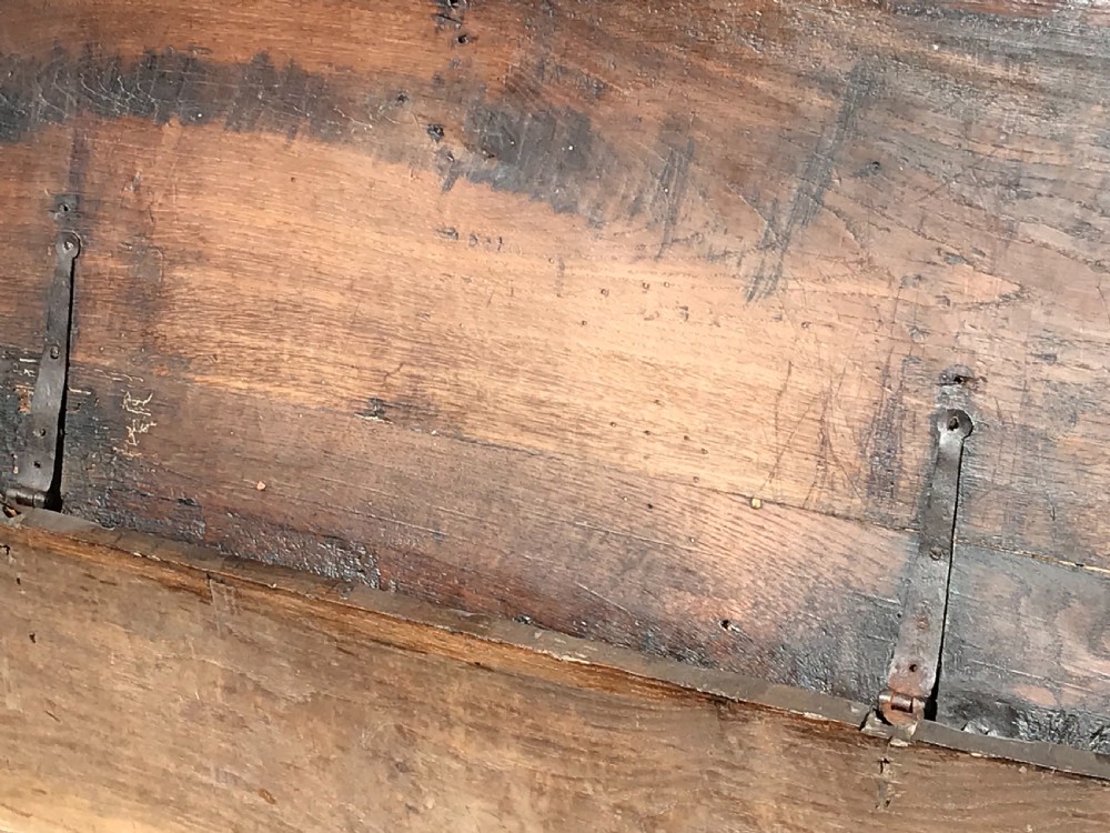 Oak 18th century coffer View XIII