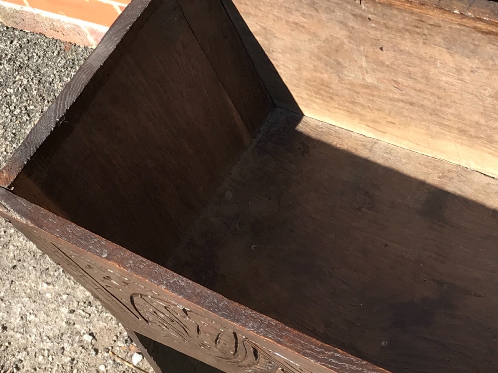 Oak 18th century coffer View XIX