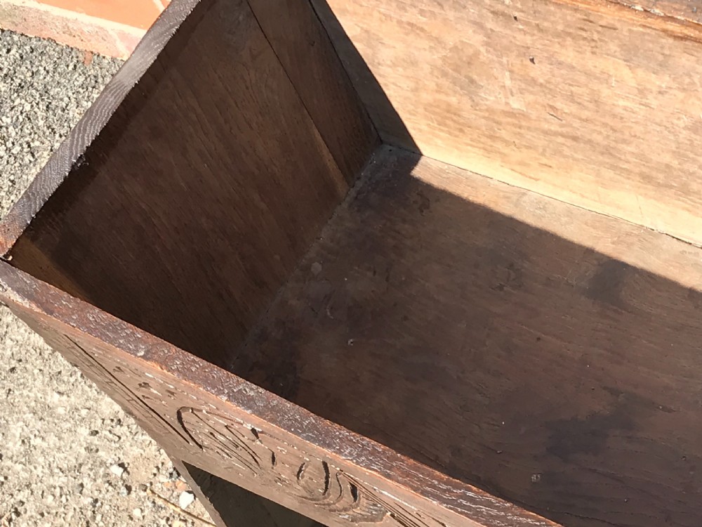 Oak 18th century coffer View XX