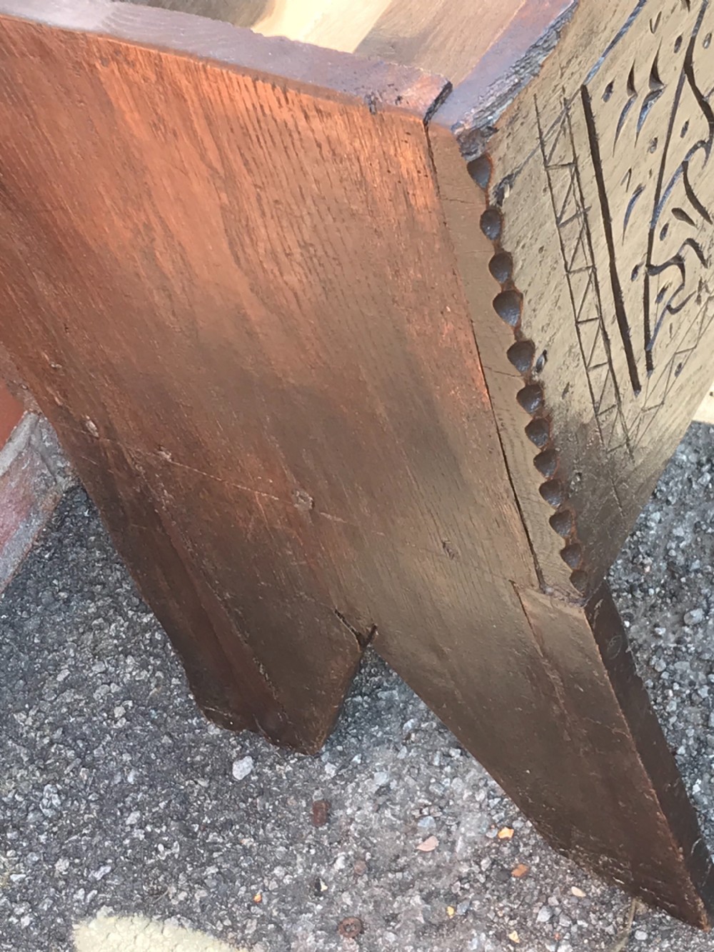 Oak 18th century coffer View XXIV