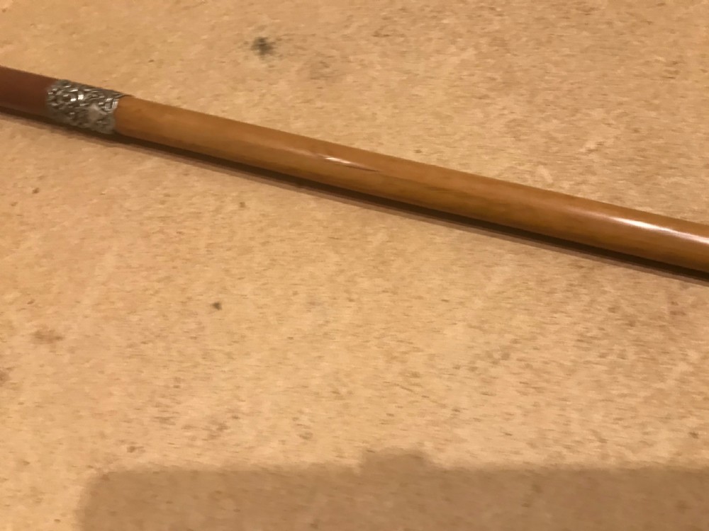 Gentleman’s walking stick sword stick with silver mount  View IV