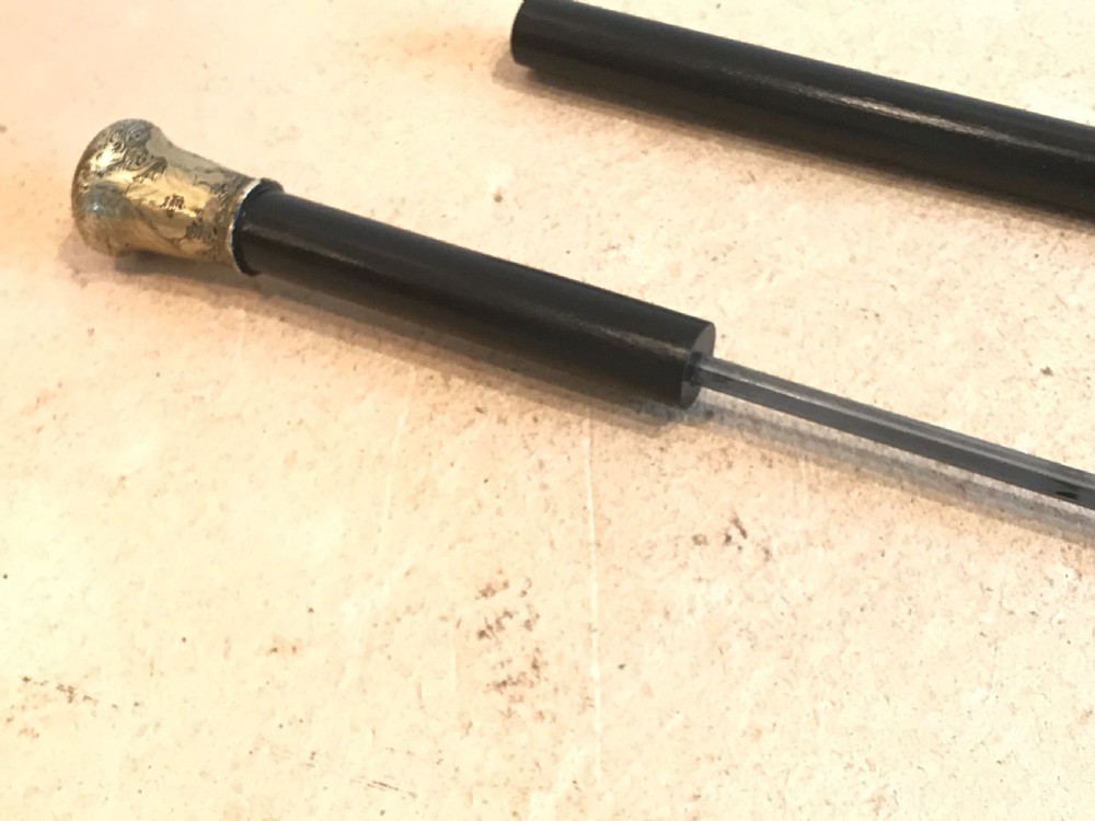 Gentleman’s walking stick sword stick  View XIII