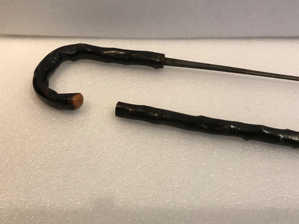 Gentleman’s walking stick sword stick Irish Blackthorn View XII