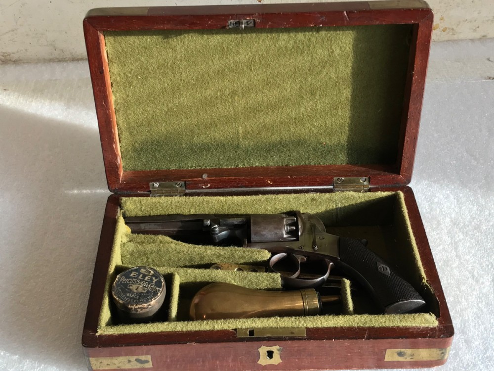 Pistol percussion mid 19th century comes boxed View II