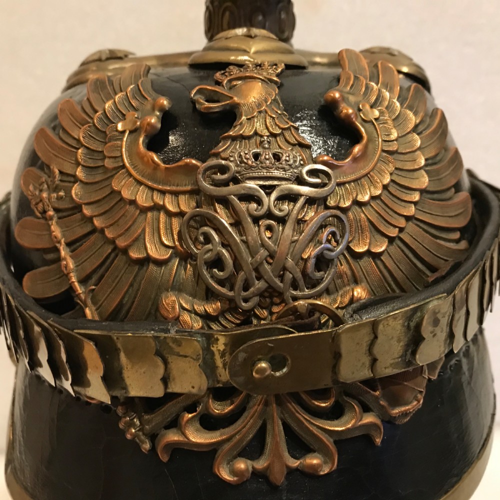 Imperial German officer’s helmet View II