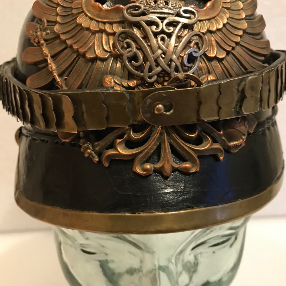 Imperial German officer’s helmet View III