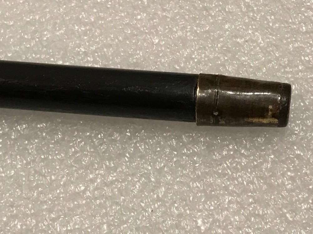 Gentleman’s walking stick sword stick ebony & Silver top hallmarked for Birmingham 1918 View VIII