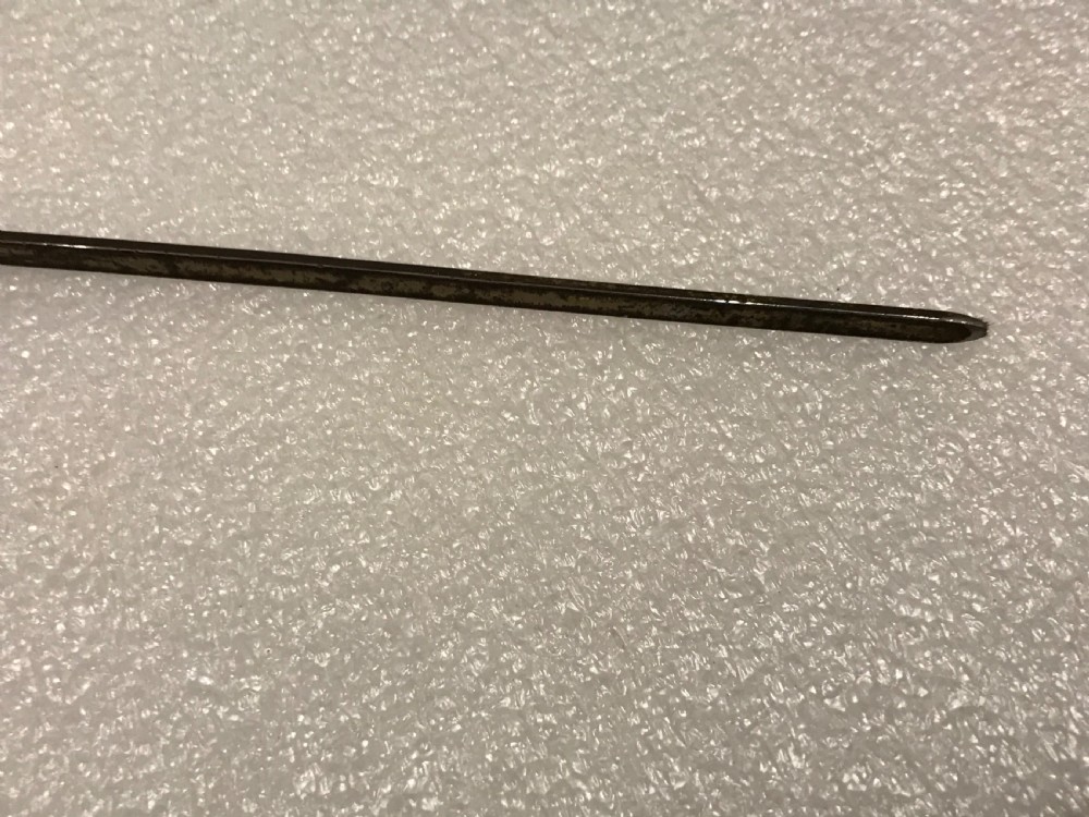 Gentleman’s walking stick sword stick ebony & Silver top hallmarked for Birmingham 1918 View XX
