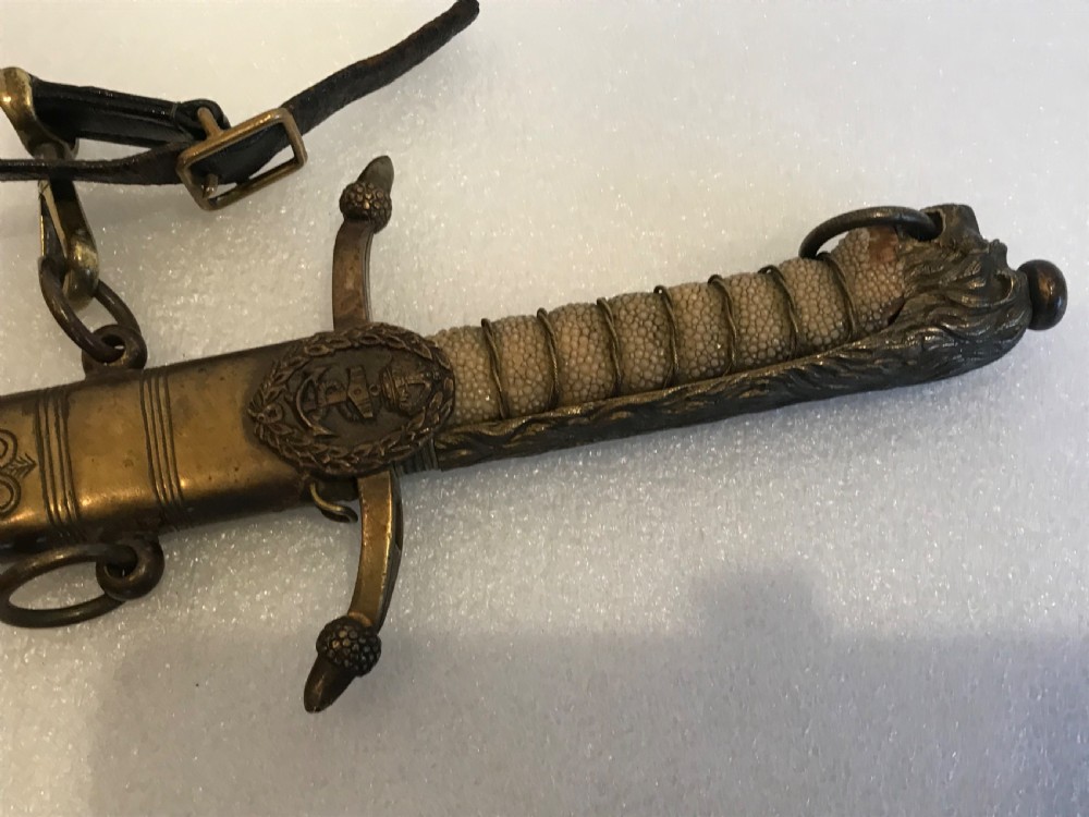 Royal Navy  GRV Officers Sword and belt View II