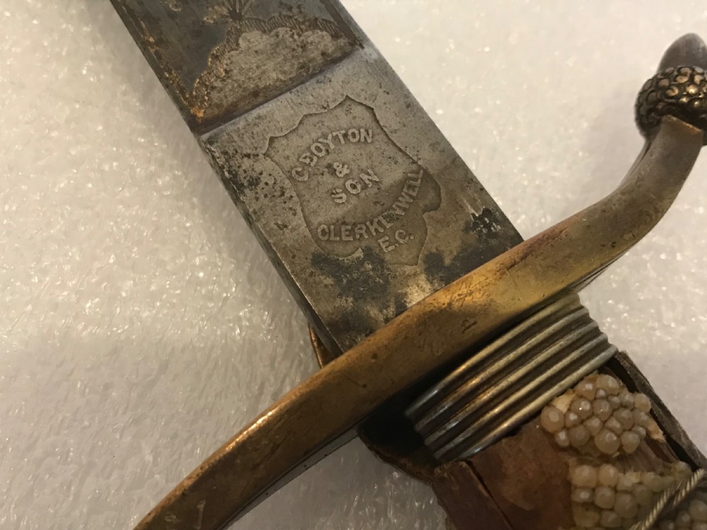 Royal Navy  GRV Officers Sword and belt View IX