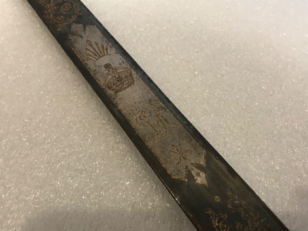 Royal Navy  GRV Officers Sword and belt View XI