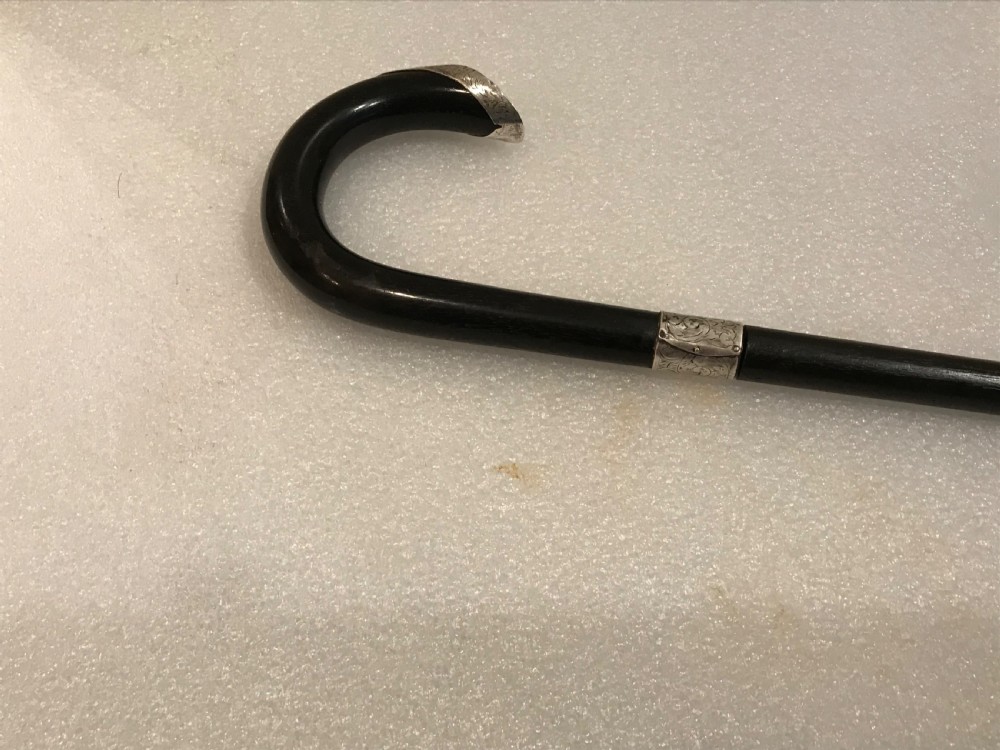 Gentleman’s ebony walking stick sword stick  View II
