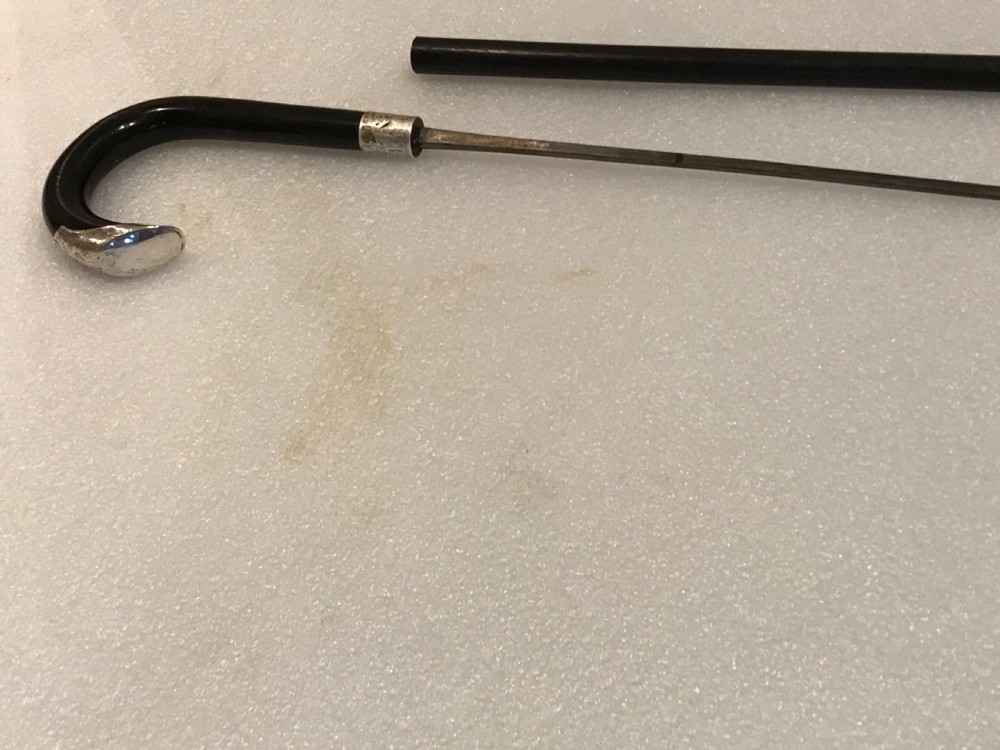 Gentleman’s ebony walking stick sword stick  View VII