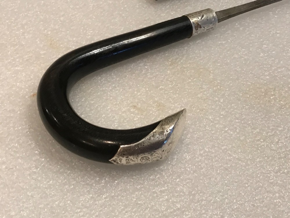 Gentleman’s ebony walking stick sword stick  View XIII