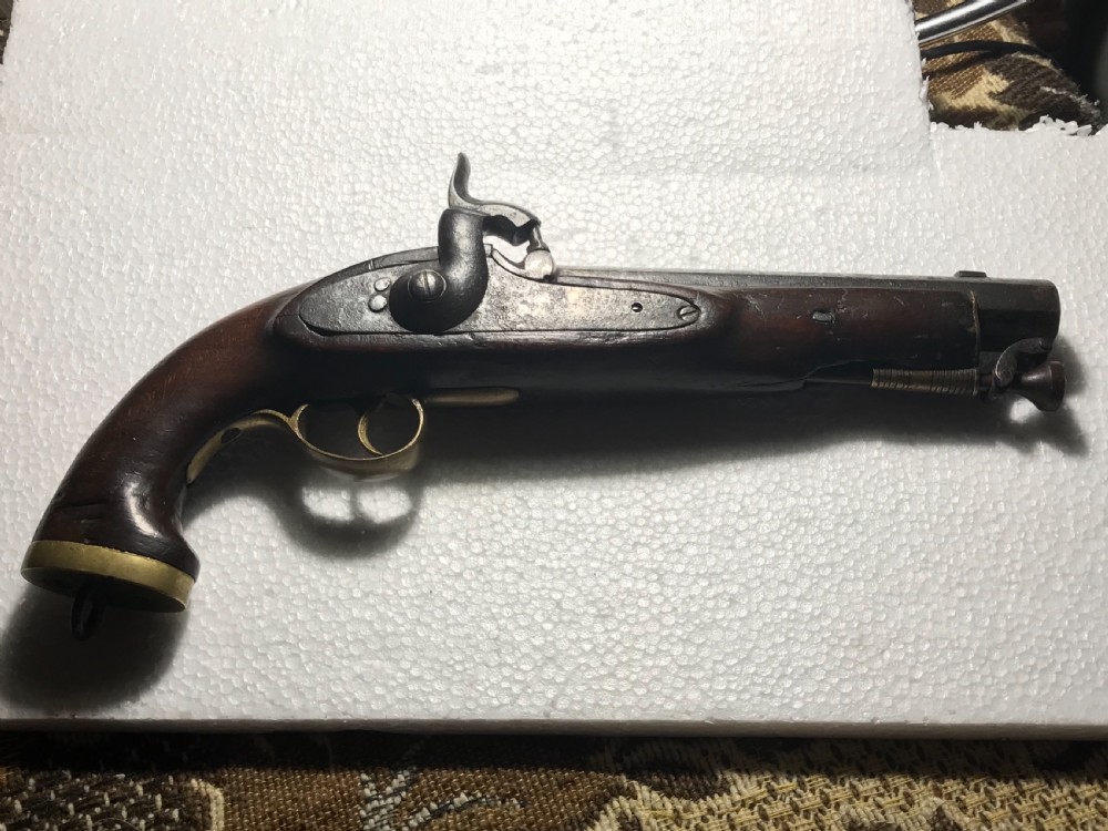 Percussion pistol Enfield 1855 View II