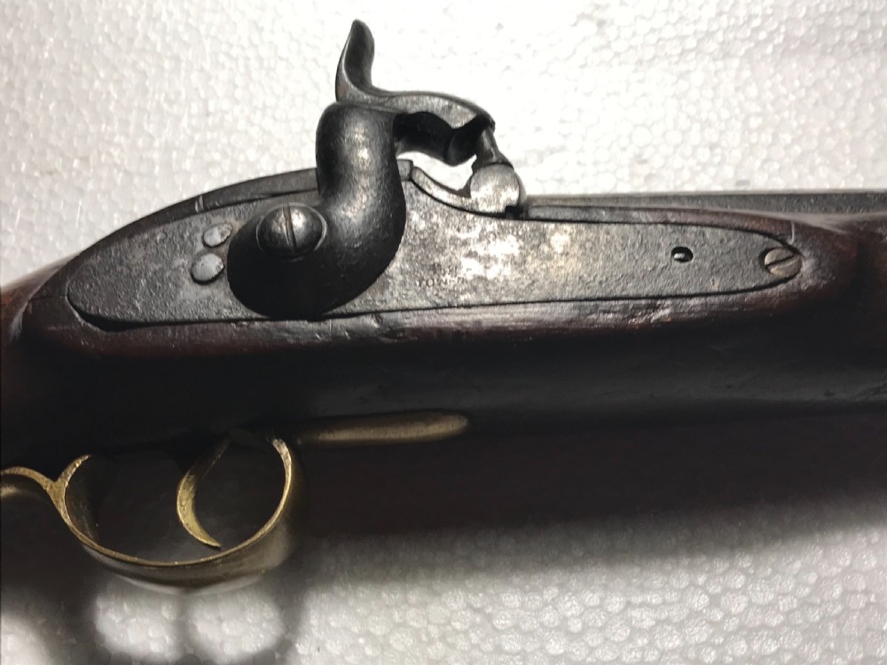 Percussion pistol Enfield 1855 View III