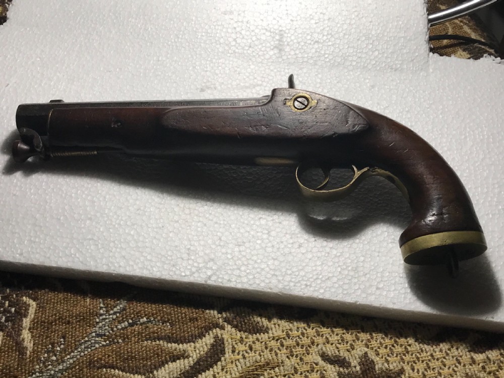 Percussion pistol Enfield 1855 View X