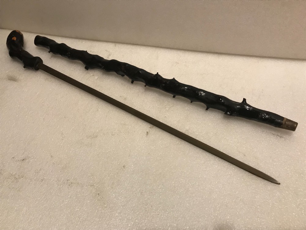 Irish Blackthorn walking stick sword stick  View XVI