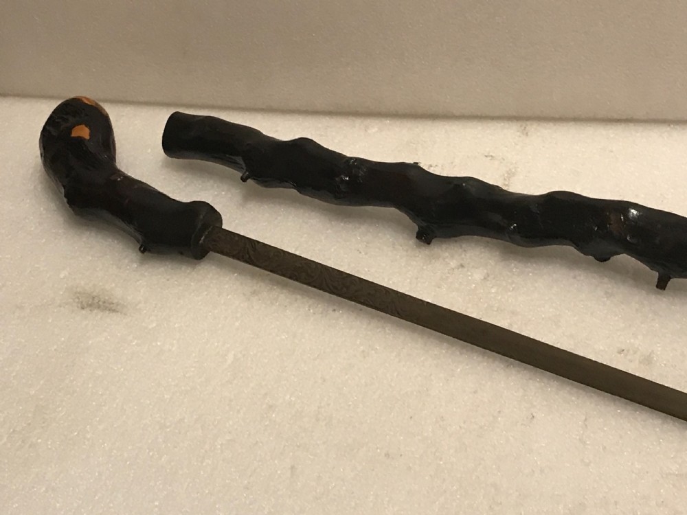 Irish Blackthorn walking stick sword stick  View XXI