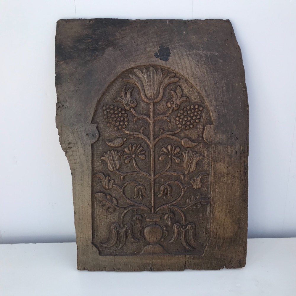 1640’s oak carved panel