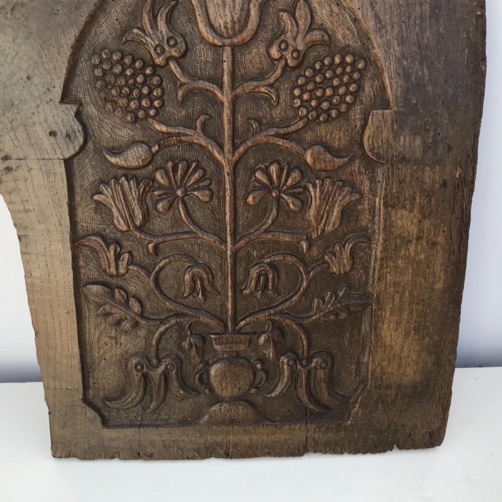 1640’s oak carved panel View III