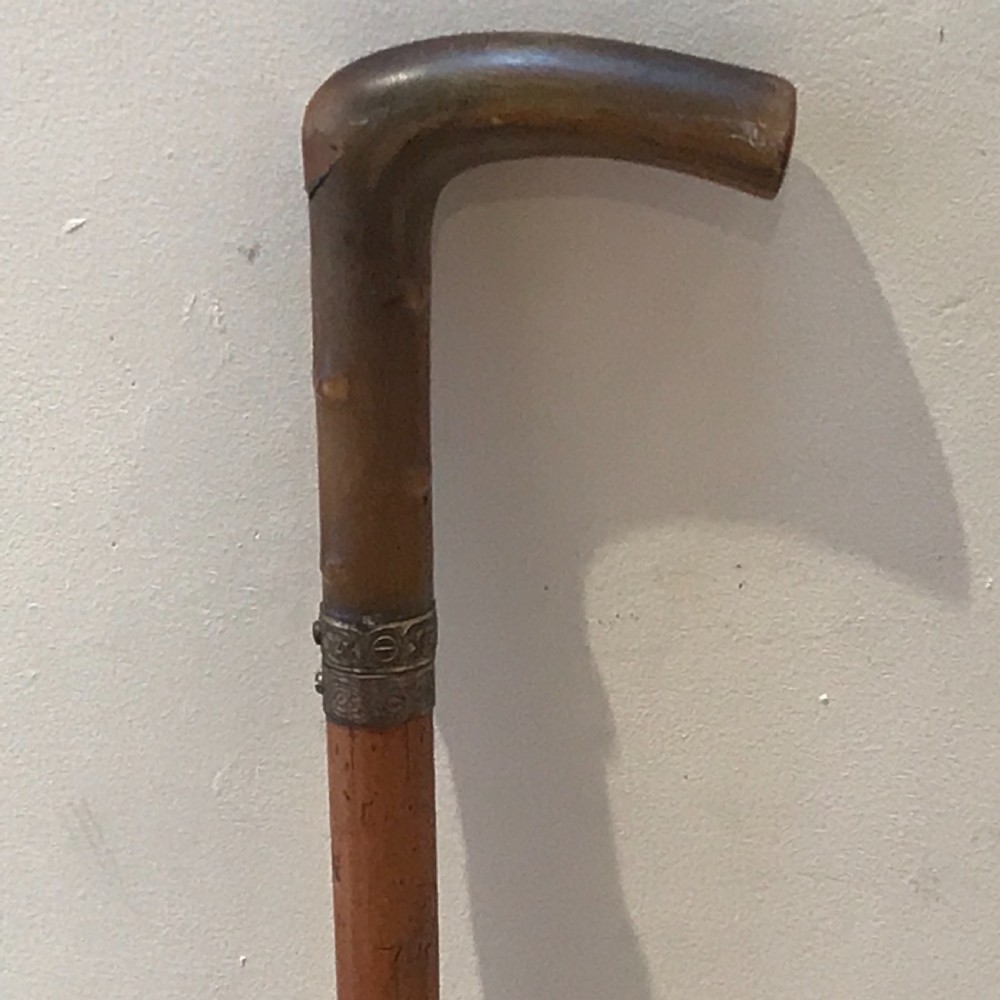 Gentleman’s Horn handle dagger walking  stick 
