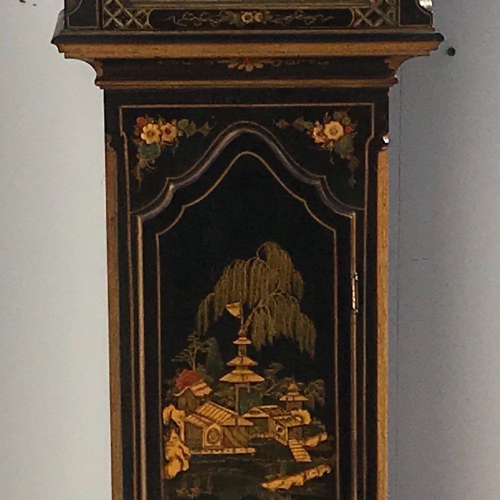 Grandmothers clock, chinoiserie paintings stunning work View III