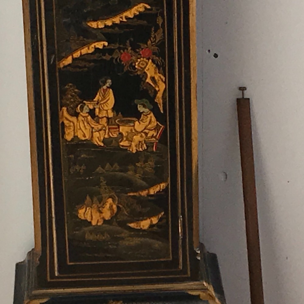 Grandmothers clock, chinoiserie paintings stunning work View V