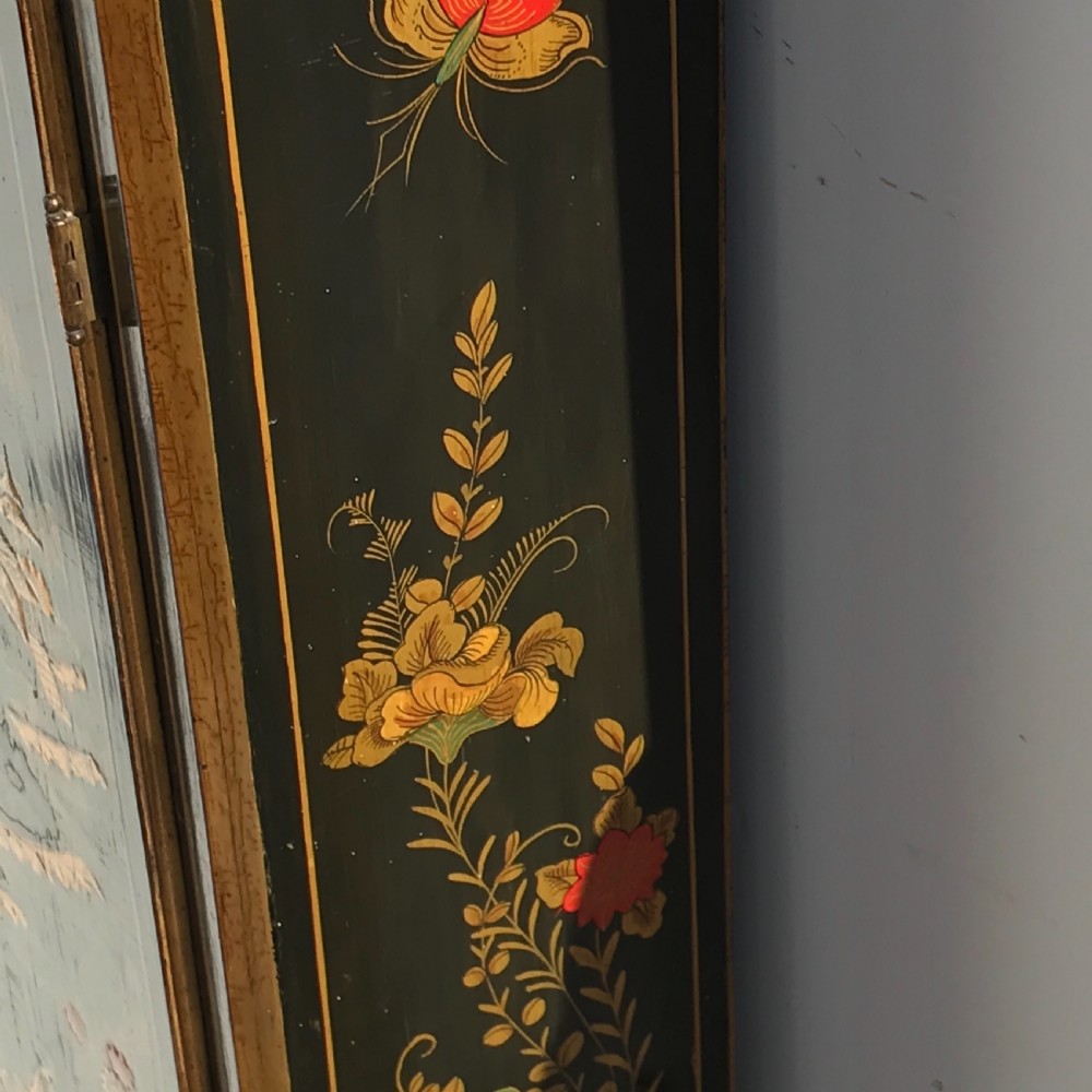 Grandmothers clock, chinoiserie paintings stunning work View X