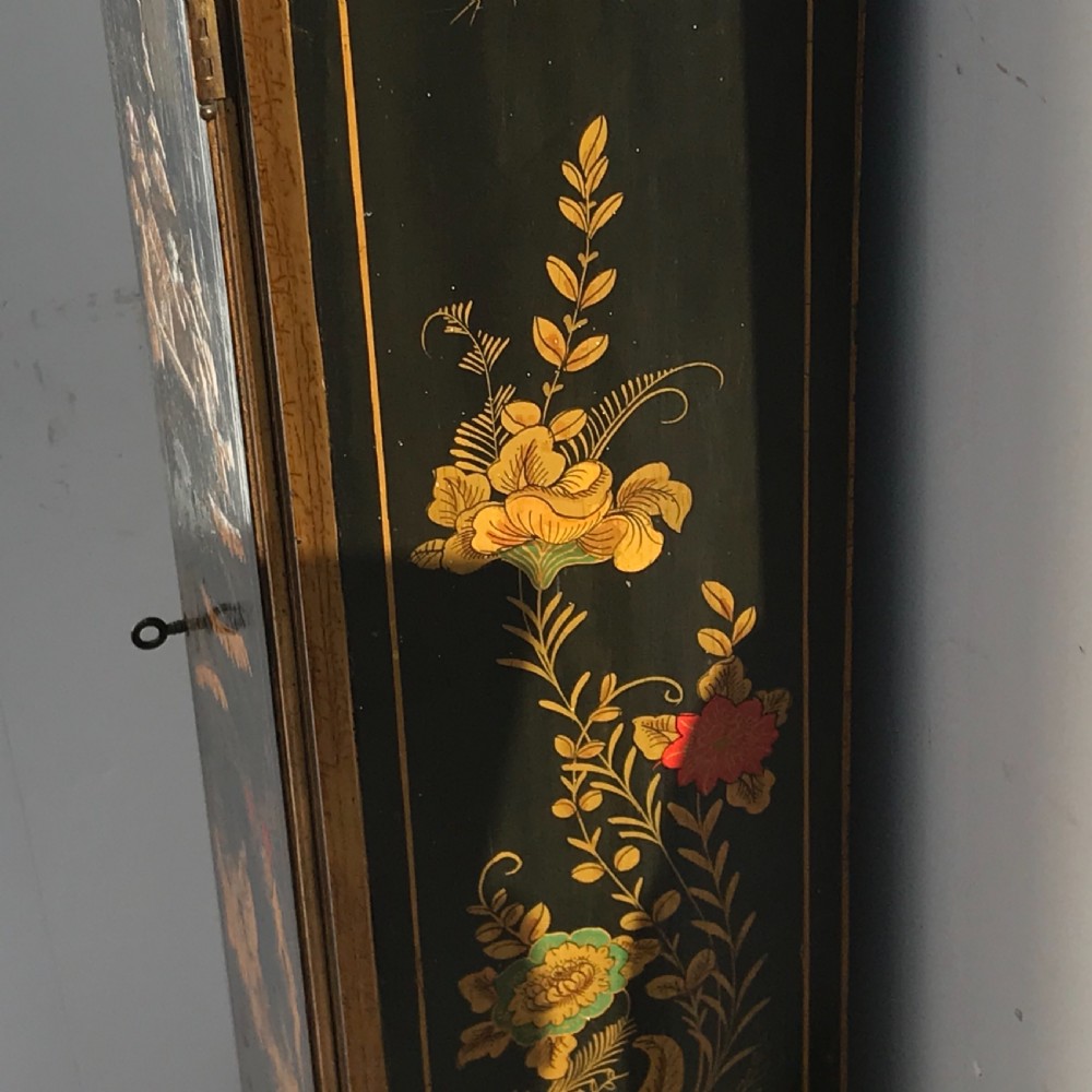 Grandmothers clock, chinoiserie paintings stunning work View XI