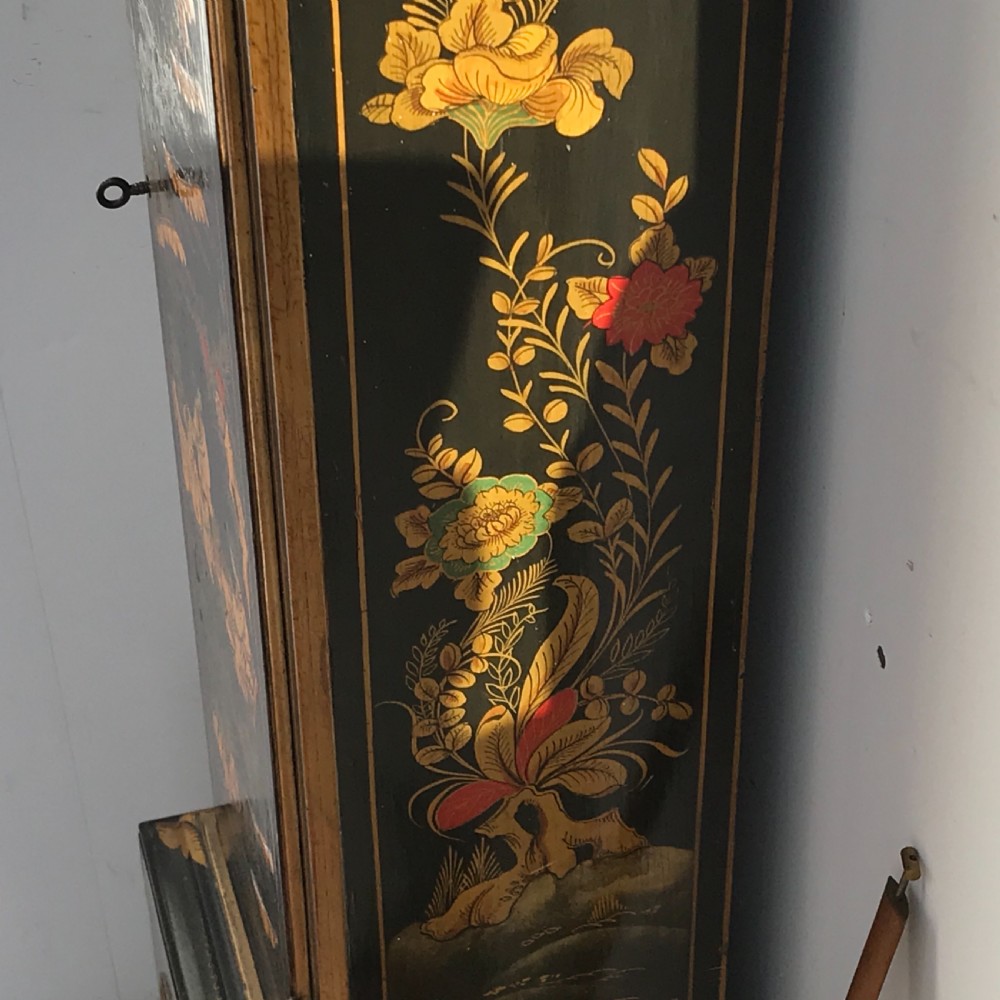 Grandmothers clock, chinoiserie paintings stunning work View XIII