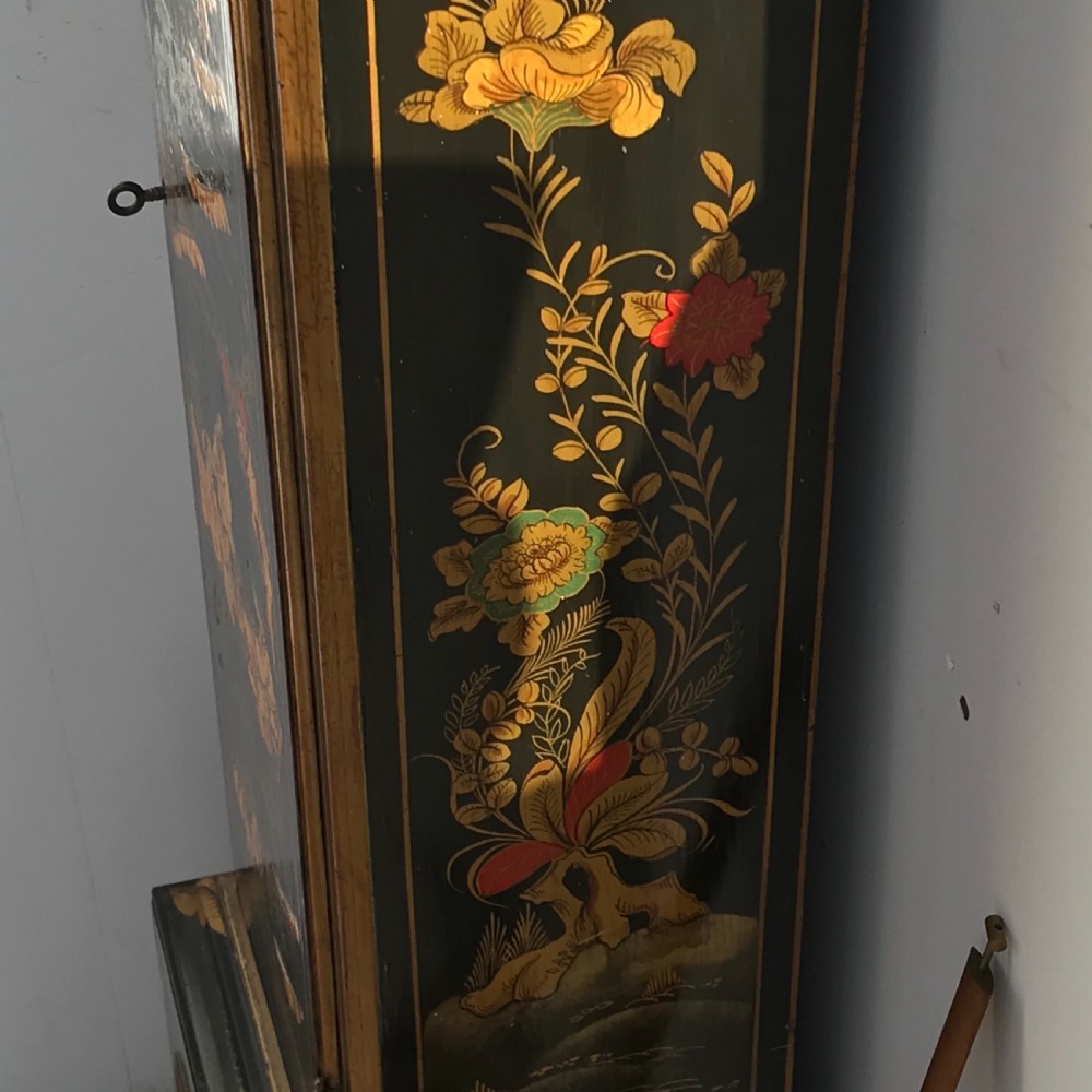 Grandmothers clock, chinoiserie paintings stunning work View XIV