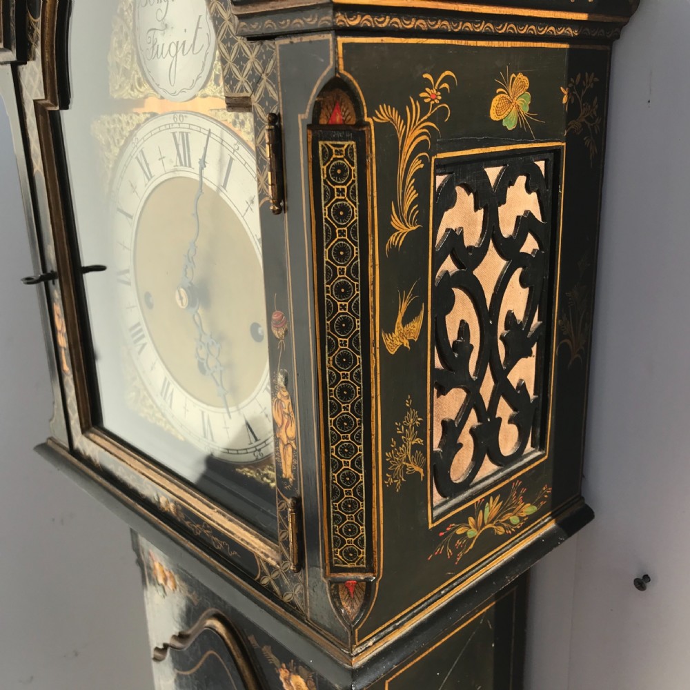 Grandmothers clock, chinoiserie paintings stunning work View XVII