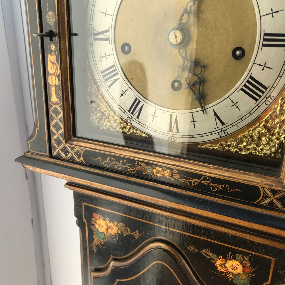 Grandmothers clock, chinoiserie paintings stunning work View XVIII