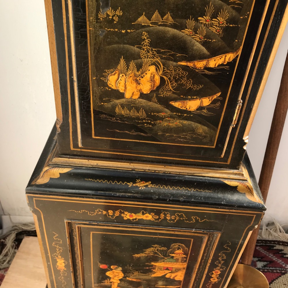 Grandmothers clock, chinoiserie paintings stunning work View XXIV