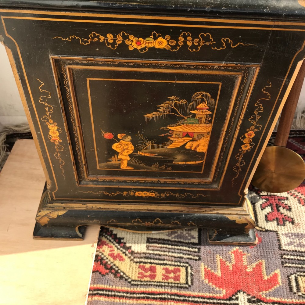 Grandmothers clock, chinoiserie paintings stunning work View XXV