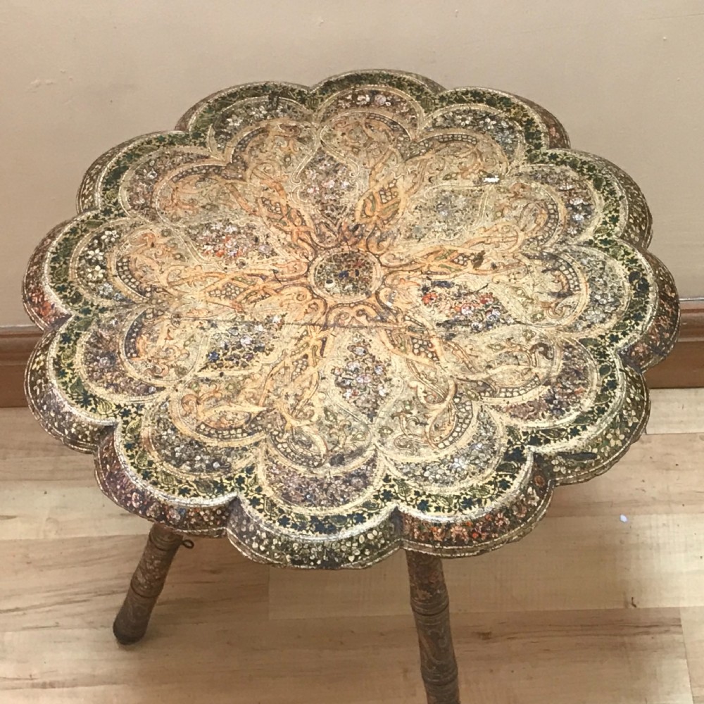 Islamic occasional table late 19th century 