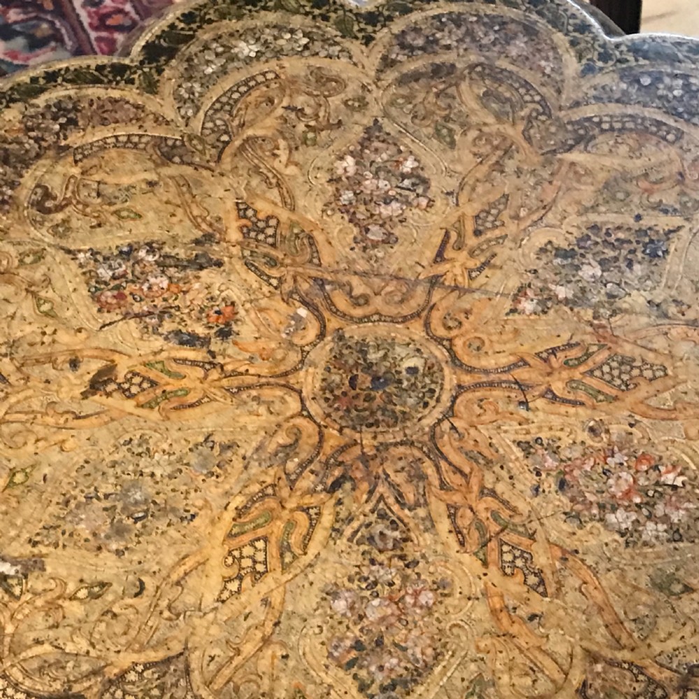 Islamic occasional table late 19th century  View X